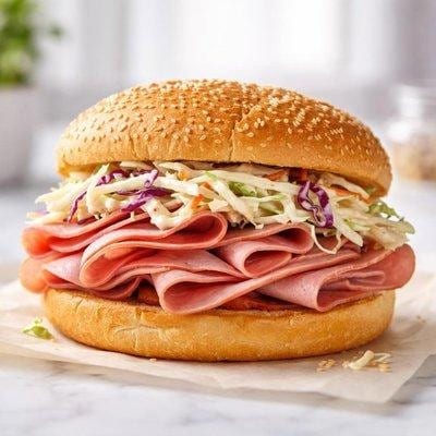 Ham & Homemade Coleslaw